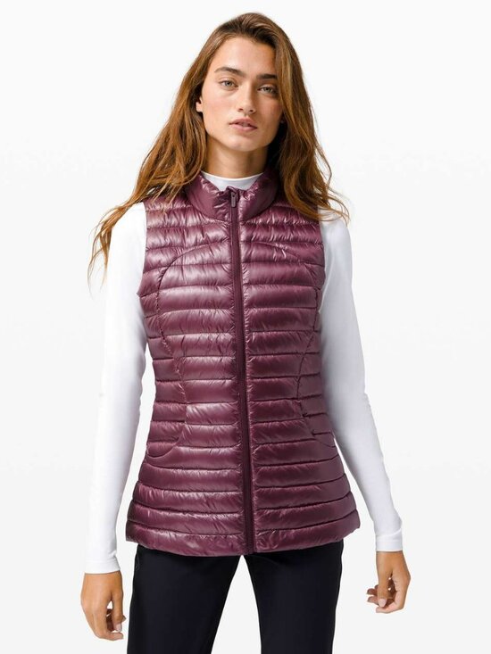 lululemon athletica Jackets & Blazers - Lululemon Pack It Down Vest Shine | Bordeaux Drama | Size 4